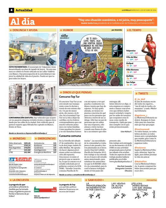 La Estrella de Valparaíso (01/10/2014) página 04