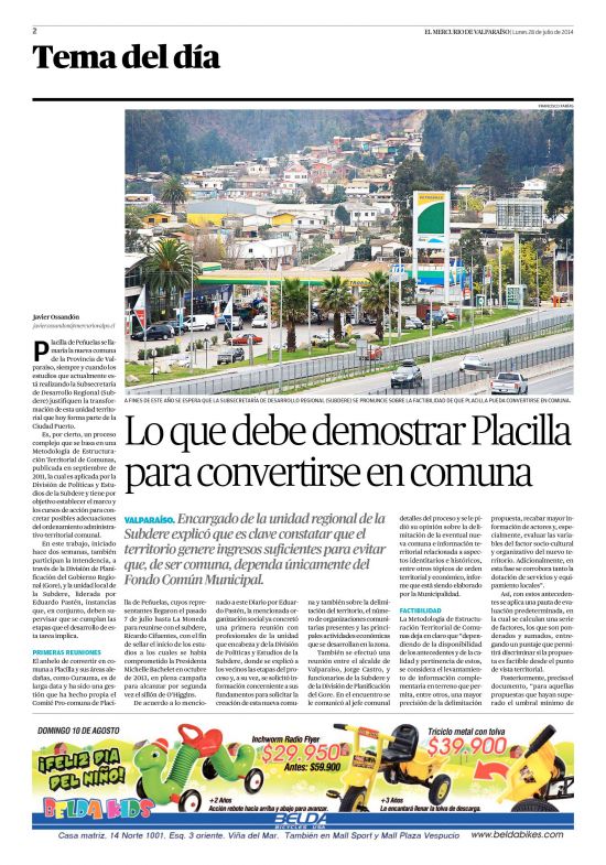 El Mercurio de Valparaíso (28/07/2014) página 2